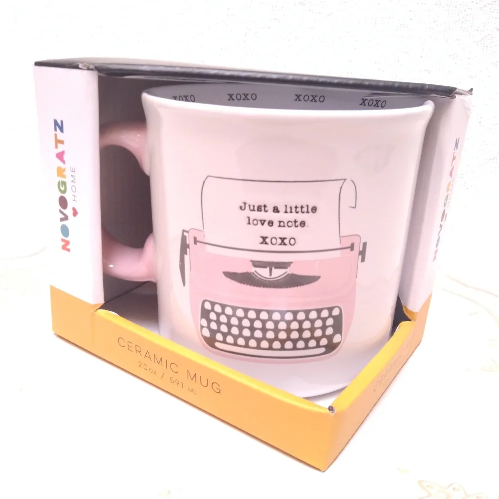 Novogratz Home Just a Little Love Note Ceramic Mug - Picture 1 of 8